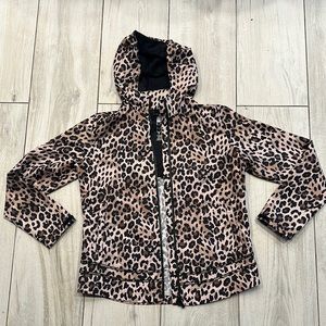 Leopard Print Rain Jacket